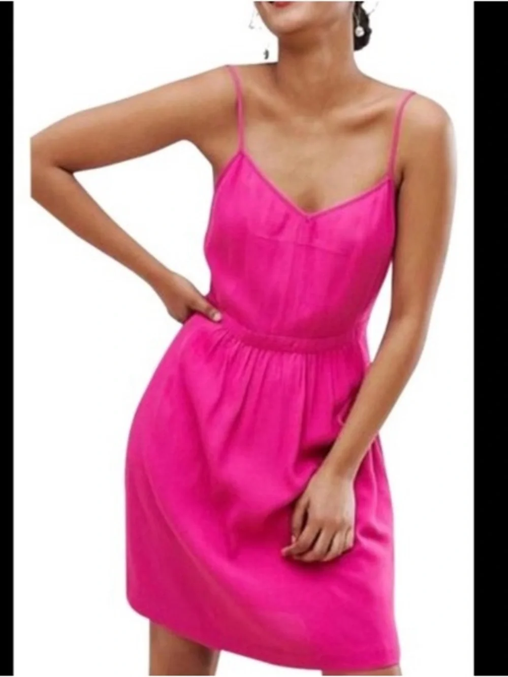 J. Crew Hot Pink Mini Sun Dress Woman’s Size 8 | EUC